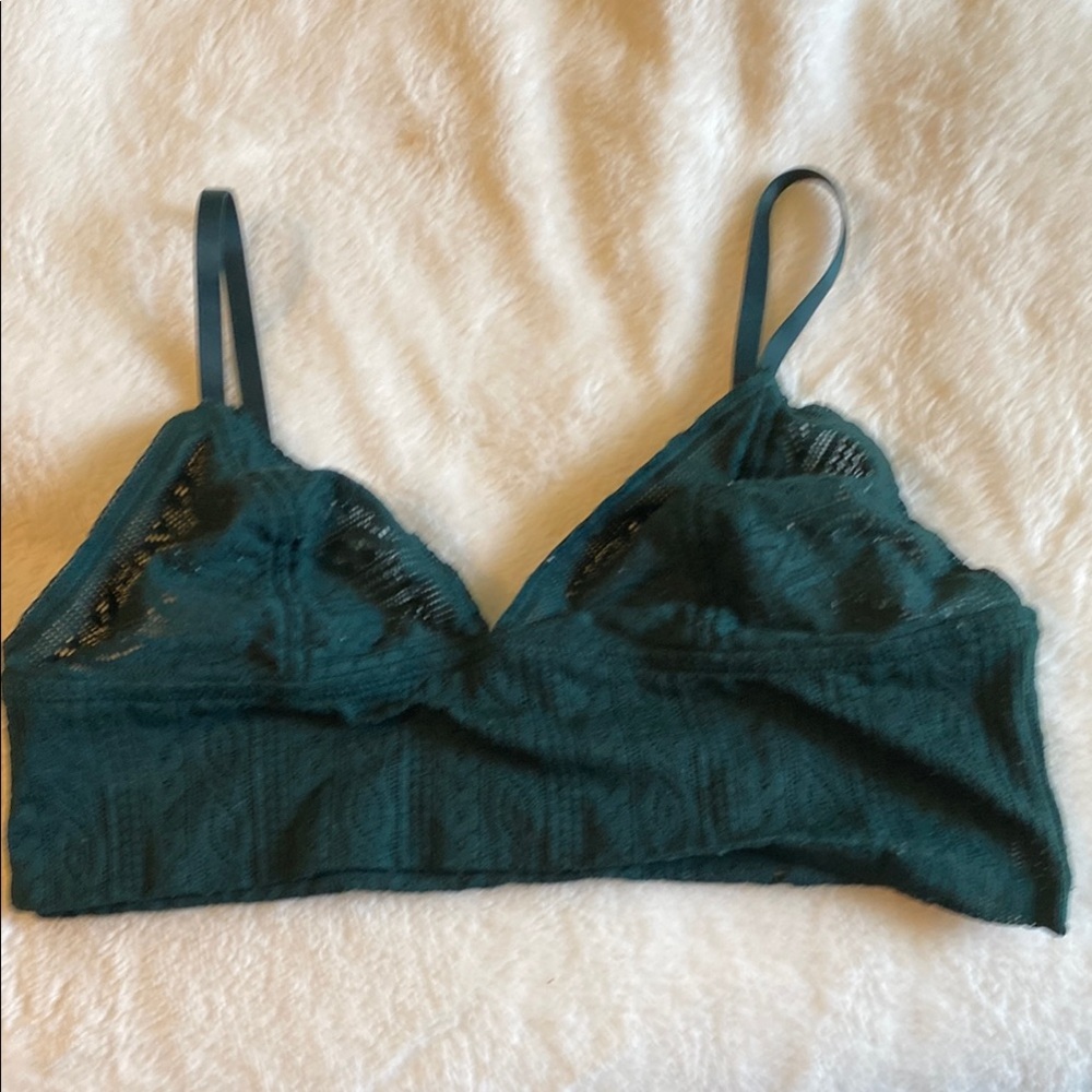 Lace Bralette in Teal